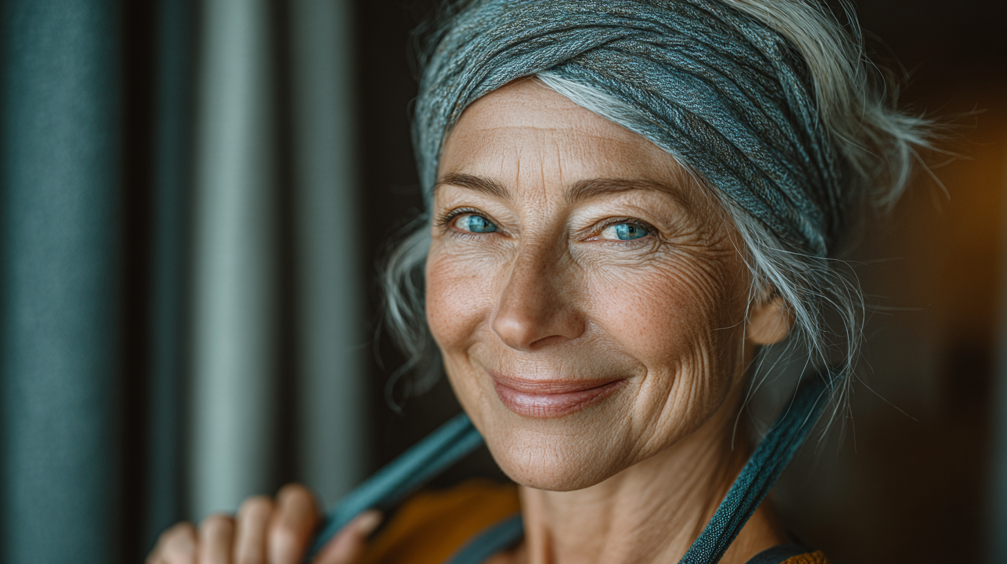 Футуристична людина з технологічними імплантами для здоров'я